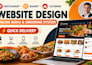 design restaurent bakery catering website onilne menu ordering system website
